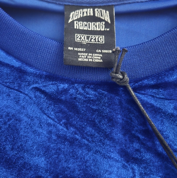 Royal Blue Crewneck Sweater with Graphic Design - Picture 3 of 4